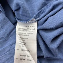 Load image into Gallery viewer, Boys Cotton On, blue cotton t-shirt / top, FUC, size 4,  