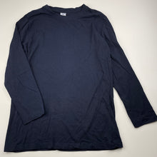 Load image into Gallery viewer, Boys Target, navy cotton long sleeve t-shirt / top, EUC, size 10,  