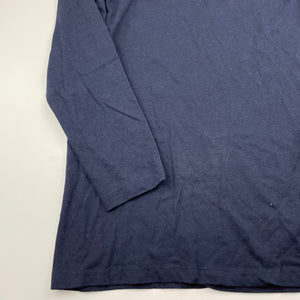 Boys Target, navy cotton long sleeve t-shirt / top, EUC, size 10,  