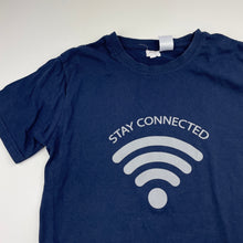 Load image into Gallery viewer, Boys Gem Look, navy t-shirt / top, GUC, size 14,  