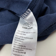 Load image into Gallery viewer, Boys Gem Look, navy t-shirt / top, GUC, size 14,  