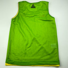 Load image into Gallery viewer, Boys PEAK Sport, reversible green / yellow basketball top, GUC, size 8,  