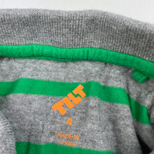 Load image into Gallery viewer, Boys Tilt, grey &amp; green cotton polo shirt / top, EUC, size 4,  
