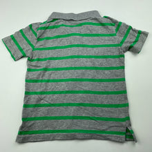 Load image into Gallery viewer, Boys Tilt, grey &amp; green cotton polo shirt / top, EUC, size 4,  