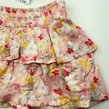 Load image into Gallery viewer, Girls Anko, lightweight tiered floral skirt, elasticated, NEW, size 4,  