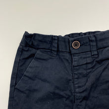Load image into Gallery viewer, Boys Anko, navy stretch cotton shorts, adjustable, GUC, size 2,  