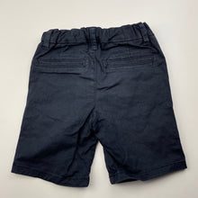 Load image into Gallery viewer, Boys Anko, navy stretch cotton shorts, adjustable, GUC, size 2,  