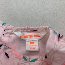 Load image into Gallery viewer, Girls Country Road, lightweight floral cotton dress, GUC, size 00, L: 32cm