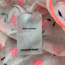 Load image into Gallery viewer, Girls Country Road, lightweight floral cotton dress, GUC, size 00, L: 32cm