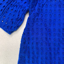 Load image into Gallery viewer, Girls Pumpkin Patch, lined broderie cotton party dress, GUC, size 2, L: 46cm