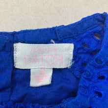 Load image into Gallery viewer, Girls Pumpkin Patch, lined broderie cotton party dress, GUC, size 2, L: 46cm