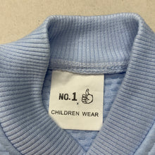 Load image into Gallery viewer, Boys No 1 Children Wear, blue romper, bears, armpit to armpit: 30cm, Inside leg: 15cm, FUC, size 0-1,  