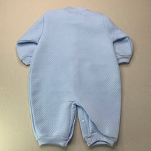 Load image into Gallery viewer, Boys No 1 Children Wear, blue romper, bears, armpit to armpit: 30cm, Inside leg: 15cm, FUC, size 0-1,  
