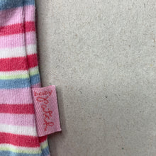 Load image into Gallery viewer, Girls Baby Patch, striped cotton t-shirt / top, FUC, size 000,  