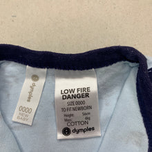Load image into Gallery viewer, Boys Dymples, cotton coverall / romper, crabs, FUC, size 0000,  