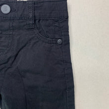 Load image into Gallery viewer, Boys Breakers, black stretch cotton pants, adjustable, FUC, size 0,  