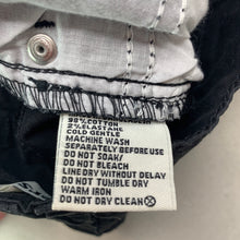 Load image into Gallery viewer, Boys Breakers, black stretch cotton pants, adjustable, FUC, size 0,  