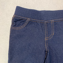 Load image into Gallery viewer, Girls Mango, stretchy denim leggings, elasticated, EUC, size 0,  