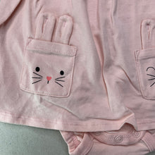 Load image into Gallery viewer, Girls H&amp;M, organic cotton blend romper dress, NEW, size 000,  