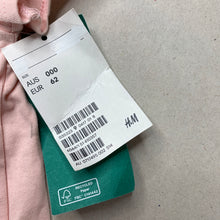 Load image into Gallery viewer, Girls H&amp;M, organic cotton blend romper dress, NEW, size 000,  