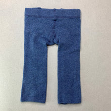 Load image into Gallery viewer, unisex Bonds, blue marle stretchy leggings / bottoms, GUC, size 0000,  