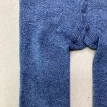 Load image into Gallery viewer, unisex Bonds, blue marle stretchy leggings / bottoms, GUC, size 0000,  