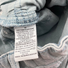 Load image into Gallery viewer, Boys Target, stretch cotton shorts, adjustable, marks front left leg, FUC, size 10,  