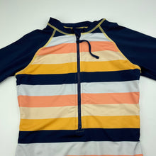 Load image into Gallery viewer, Girls Wave Zone, long sleeve swim one-piece, GUC, size 12,  