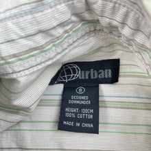 Load image into Gallery viewer, Boys Urban, embroidered lightweight cotton long sleeve shirt, GUC, size 8,  