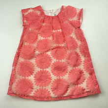Load image into Gallery viewer, Girls Target, cotton lined embroidered party dress, EUC, size 1, L: 41cm
