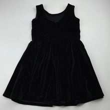 Load image into Gallery viewer, Girls Tutus &amp; Tambourines, black velvet &amp; sequin party dress, EUC, size 4, L: 56cm