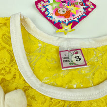 Load image into Gallery viewer, Girls I lIke Pink, spliced check / floral lace party dress, NEW, size 3, L: 50cm