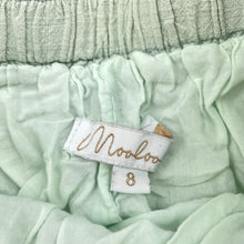 Load image into Gallery viewer, Girls Mooloola, cotton lined linen blend skirt, elasticated, L: 37cm, FUC, size 8,  