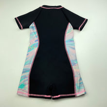 Load image into Gallery viewer, Girls Target, short sleeve thick rashie suit, FUC, size 4,  