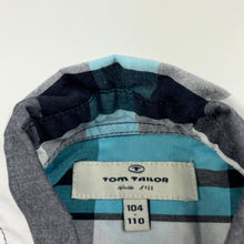 Load image into Gallery viewer, Boys TOM TAILOR, lightweight cotton long sleeve shirt, FUC, size 4-5,  