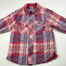 Load image into Gallery viewer, Boys Pumpkin Patch, checked cotton long sleeve shirt, EUC, size 2,  
