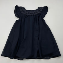 Load image into Gallery viewer, Girls MAX STUDIO, lined navy lightweight top, GUC, size 3,  