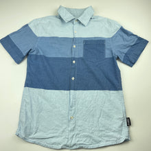 Load image into Gallery viewer, Boys Pavement, cotton short sleeve shirt, button missing, FUC, size 12,  