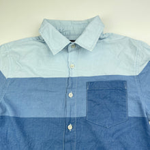 Load image into Gallery viewer, Boys Pavement, cotton short sleeve shirt, button missing, FUC, size 12,  
