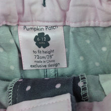 Load image into Gallery viewer, Girls Pumpkin Patch, cotton blend, cropped pants, pink belt, GUC, size 0