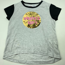 Load image into Gallery viewer, Girls Looney Tunes, Bugs Bunny flip sequin t-shirt / top, FUC, size 10,  