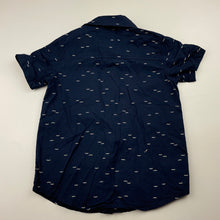Load image into Gallery viewer, Boys Anko, navy cotton short sleeve shirt, EUC, size 2,  