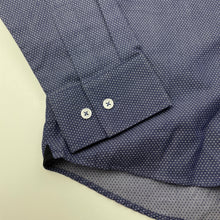 Load image into Gallery viewer, Boys Fred Bracks, blue &amp; white long sleeve dress shirt, EUC, size 10,  