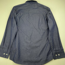 Load image into Gallery viewer, Boys Fred Bracks, blue &amp; white long sleeve dress shirt, EUC, size 10,  