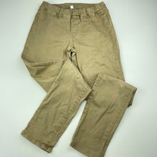 Load image into Gallery viewer, Boys Uniqlo, stretch cotton casual pants, elasticated, Inside leg: 65cm, marks front &amp; back, FUC, size 11-12,  