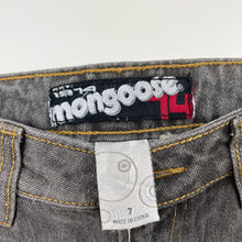 Load image into Gallery viewer, Boys Mongoose, grey denim jeans, adjustable, Inside leg: 57.5cm, NEW, size 7,  