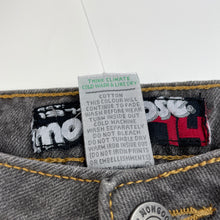 Load image into Gallery viewer, Boys Mongoose, grey denim jeans, adjustable, Inside leg: 57.5cm, NEW, size 7,  