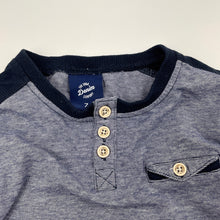 Load image into Gallery viewer, Boys 1964 Denim Co, cotton long sleeve top, mark back right sleeve, FUC, size 7,  
