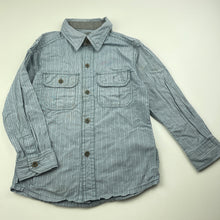 Load image into Gallery viewer, Boys Pumpkin Patch, cotton long sleeve shirt, button missing from pocket, FUC, size 4,  