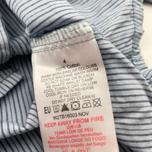 Load image into Gallery viewer, Boys Pumpkin Patch, cotton long sleeve shirt, button missing from pocket, FUC, size 4,  